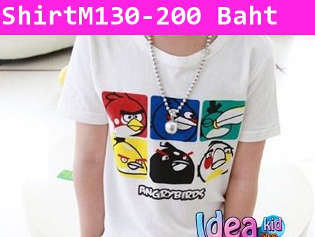 เสื้อแขนสั้น เหล่าสมุน Angry Birds