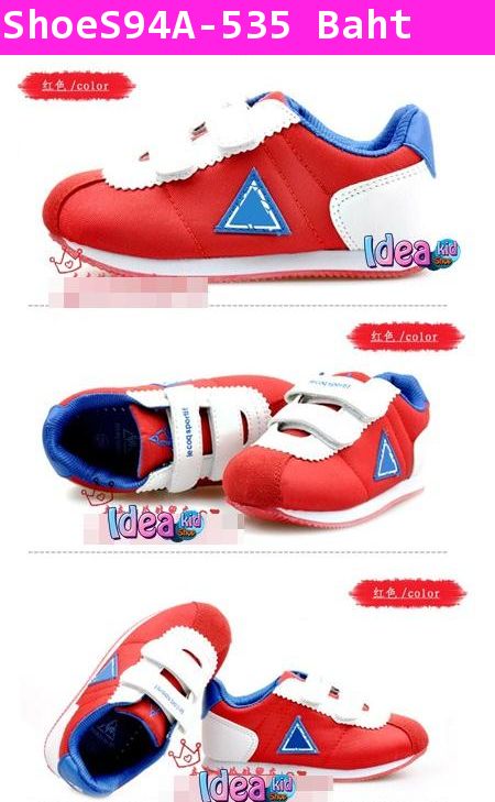 รองเท้าผ้าใบ lecoq sportif Two Tone สีแดง