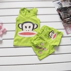 ชุดเสื้อกล้ามกางเกง-PAUL-FRANK-สีเขียวสะท้อนแสง