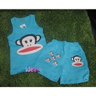 ชุดเสื้อกล้ามกางเกง-PAUL-FRANK-สีฟ้า