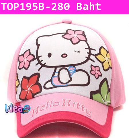 หมวกแก๊ป Hello Kitty ใส่บิกินี่ สีชมพู