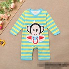 ชุดบอดี้สูท-Baby-Paul-Frank-ลายทาง-สีเหลือง