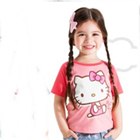 เสื้อแขนสั้น-Hello-Kitty-หัวโต-สีชมพู