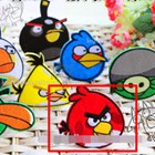 ตัวรีดติดเสื้อ-ลาย-Angry-Bird-สีแดง