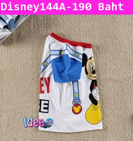 เสื้อแขนสั้น Mickey Mouse สายเอี๊ยม