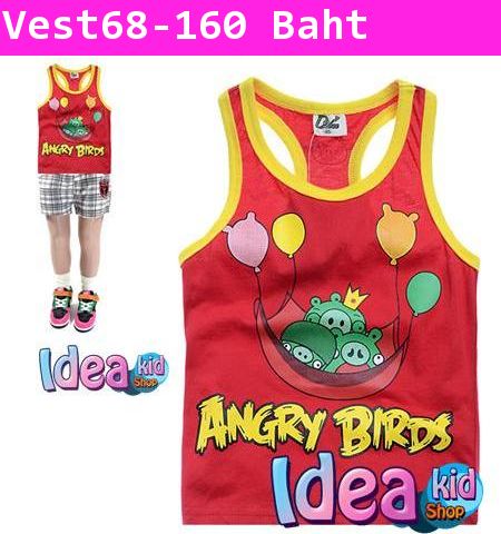 เสื้อกล้าม Angry Birds ราชาหมู