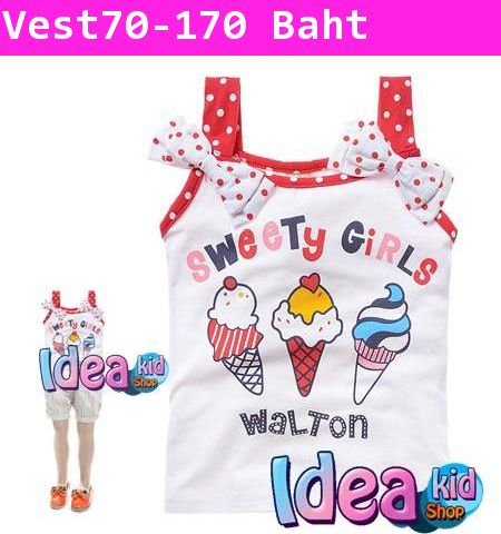 เสื้อกล้าม Sweety Girls ไอศกรีม