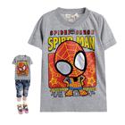 เสื้อแขนสั้น-Spiderman-เก็กหล่อ-สีเทา