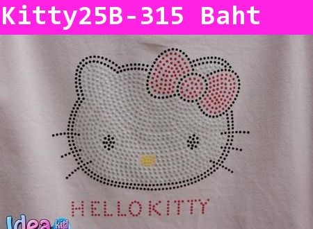 เสื้อแขนยาว Hello Kitty Dot สีชมพู