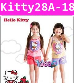 เสื้อกล้าม Hello Kitty หัวใจดวงโต สีชมพู