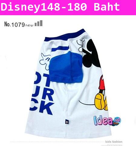 เสื้อยืดพี่ Mickey got your back สีขาว