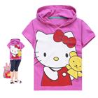 เสื้อแขนสั้น-Hello-Kitty-เล่นตุ๊กตา-สีชมพู