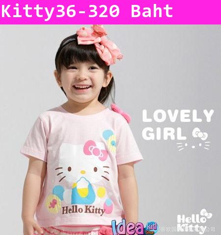 ชุดเสื้อกระโปรง Hello Kitty & Birds