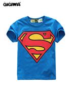 เสื้อแขนสั้น-SUPER-MAN-LOGO-สีน้ำเงิน