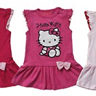 ชุดเดรส-Hello-Kitty-BABY-นั่งชิลล์-สีชมพูกลาง