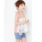 ชุดเสื้อกางเกง-Summer-Girl-สีชมพู