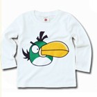 เสื้อแขนยาว-Green-Angry-Bird-สีขาว