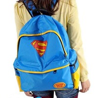 กระเป๋าเป้-SUPER-MAN-สีฟ้า