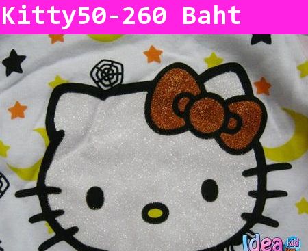 เสื้อแขนยาว Halloween Kitty สีส้ม