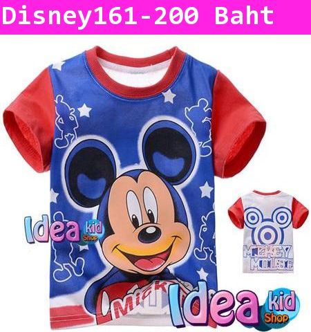 เสื้อแขนสั้น Mickey Lucky Star