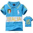 เสื้อโปโลแฟนพันธุ์แท้-ITALIA-สีฟ้า