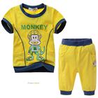 ชุดเสื้อกางเกง-MONKEY-M-สีเหลือง