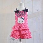 ชุดเดรส-Hello-Kitty-Polka-Dot-สีชมพู