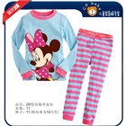 ชุดเสื้อกางเกง-Minnie-ขี้อาย-สีฟ้าชมพู