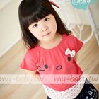 เสื้อแขนสั้น-Hello-Kitty-ลายจุด-สีแดง(ไต้หวัน)