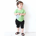 ชุดเสื้อกางเกงช้างแม่ลูก-สีเขียว