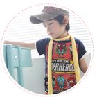 เสื้อแขนสั้น-Super-Heroes-Club-สีกรมท่า(ไต้หวัน)