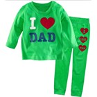 ชุดนอน-I-LOVE-DAD-สีเขียว