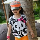 เสื้อแขนสั้น-PANDA-แอ๊บแบ๊ว-สีขาว