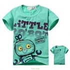 เสื้อแขนสั้น-Little-Robot-สีเขียว