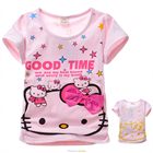 เสื้อแขนสั้น-Kitty-Good-Time-สีชมพู