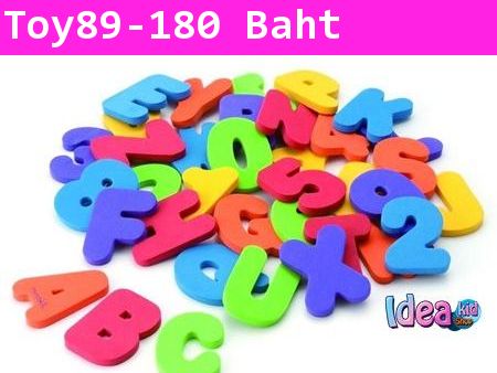 ชุดตัวอักษร Bath Letters and Numbers