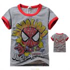 เสื้อแขนสั้น-Spiderman-กู้โลก-สีเทา