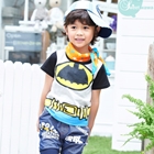 เสื้อแขนสั้น-HEY!-BATMAN-สีเทา(ไต้หวัน)