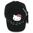 หมวกแก๊ป-HELLO-KITTY-ลายโบว์-สีดำ