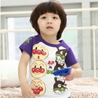 เสื้อแขนสั้น-ANPANMAN-AP-ปะทะ-BK-สีขาว