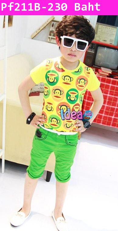 เสื้อยืด Bubble Paul Frank สีเหลือง