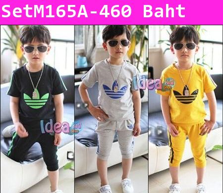 ชุดเสื้อกางเกง ADIDAS รุ่นจิ๋ว สีดำ