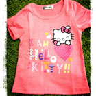 เสื้อแขนสั้น-I-AM-HELLO-KITTY-สีชมพู