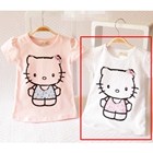 เสื้อแขนสั้น-Hello-Kitty-ชุดดอกไม้-สีขาว