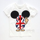 เสื้อแขนสั้น-BRISTISH-MICKEY-สีขาว