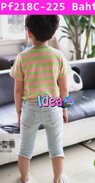 เสื้อยืด Captain Paul Frank สีเขียวโอรส