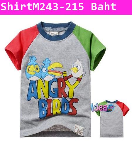 เสื้อแขนสั้น Angry Birds 3 สี