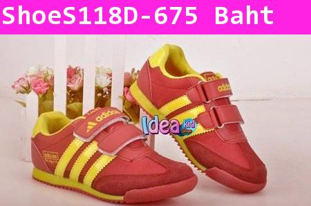 รองเท้าผ้าใบ Warm Adidas สีแดง