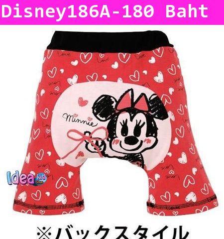 กางเกงขาสามส่วน Love Minnie สีชมพูเข้ม