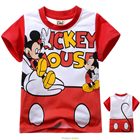 เสื้อแขนสั้น-Mickey-Mouse-ตัวจิ๋ว-สีแดง